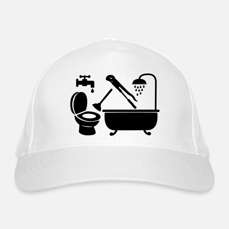 Logo plombier entreprise Casquette classique bio