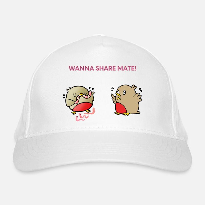 Wanna share mate Organic Baseball Cap
