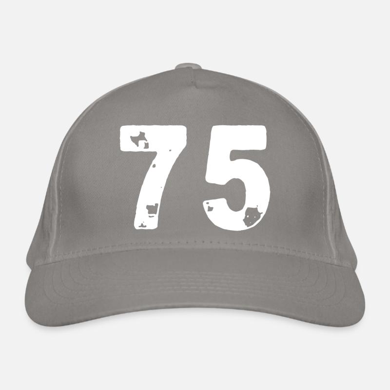 75 Maillot numéro Casquette classique bio