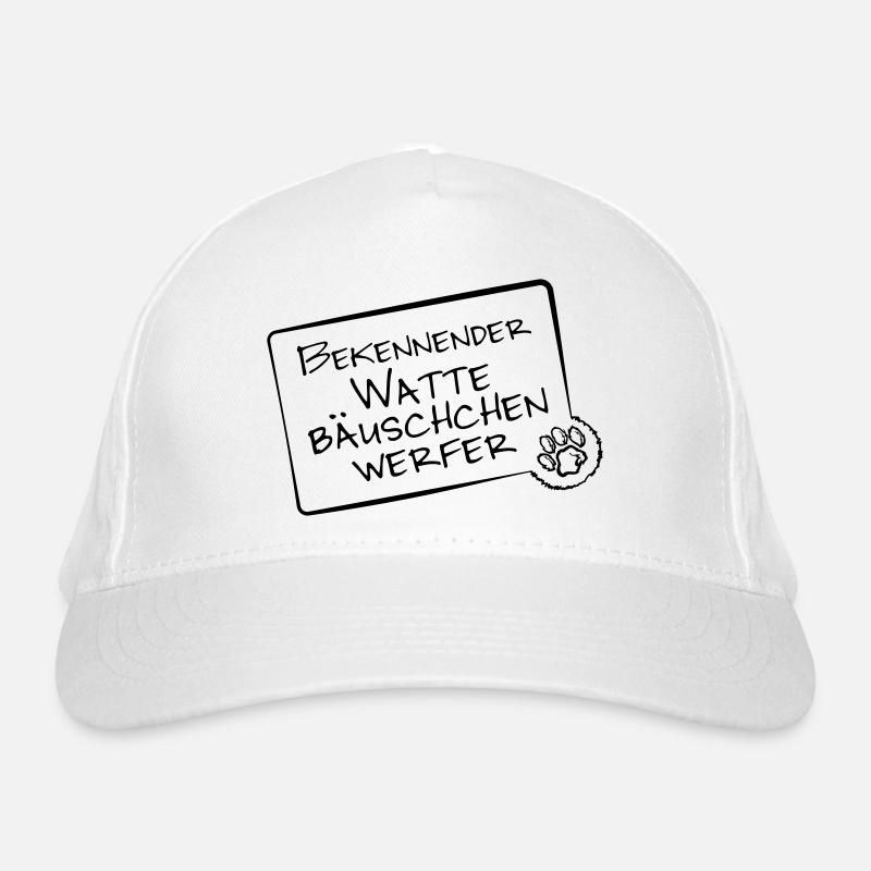 bekennender Wattebäuschchenwerfer Bio-Baseballkappe