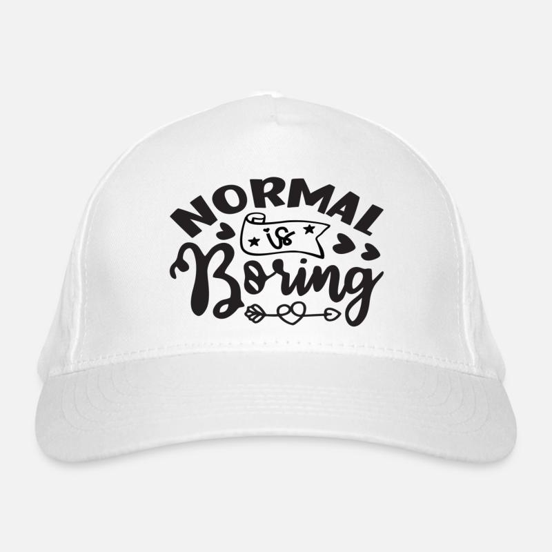 Normal est ennuyeux Casquette classique bio