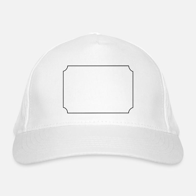 Frame border classic Organic Baseball Cap