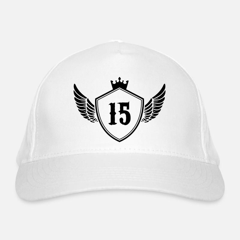 wappen 15 Bio-Baseballkappe