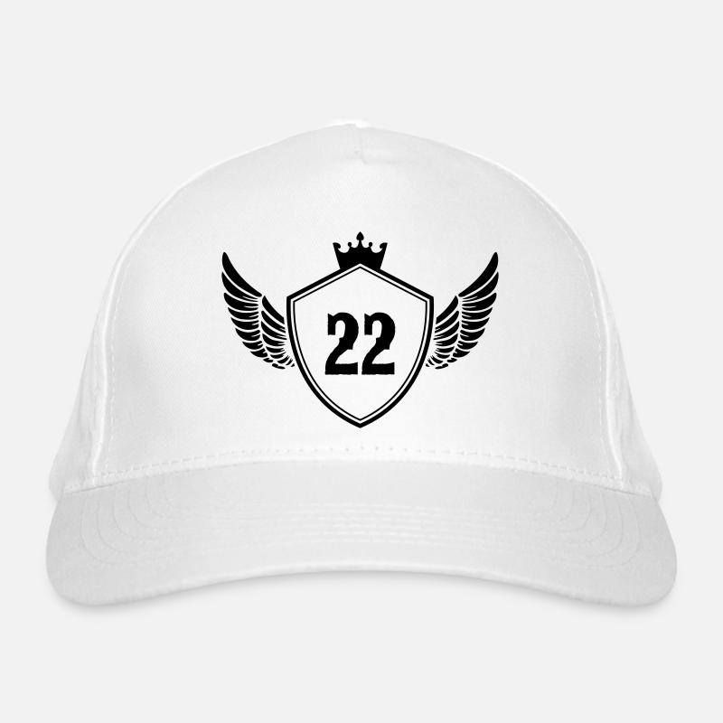 wappen 22 Bio-Baseballkappe