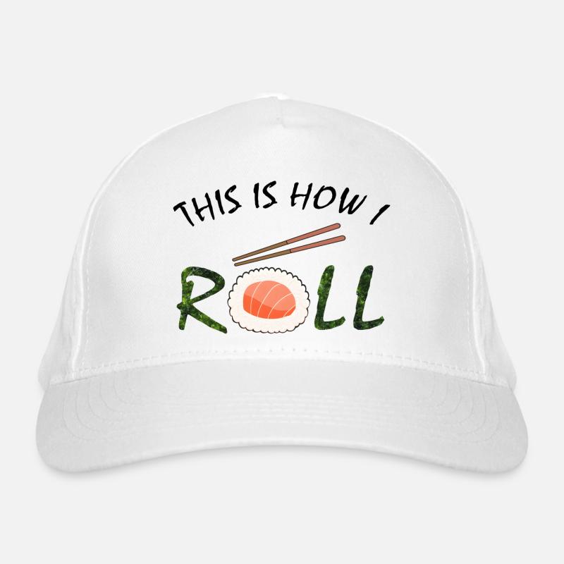 This is how i Roll Sushi Bio-Baseballkappe