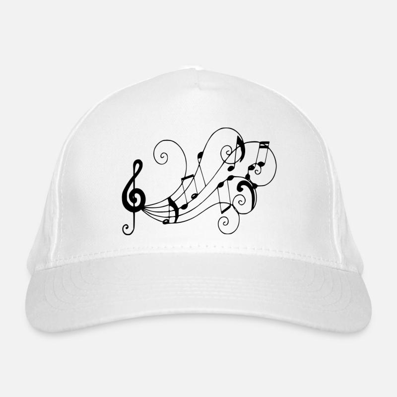 Notes de musique Casquette classique bio