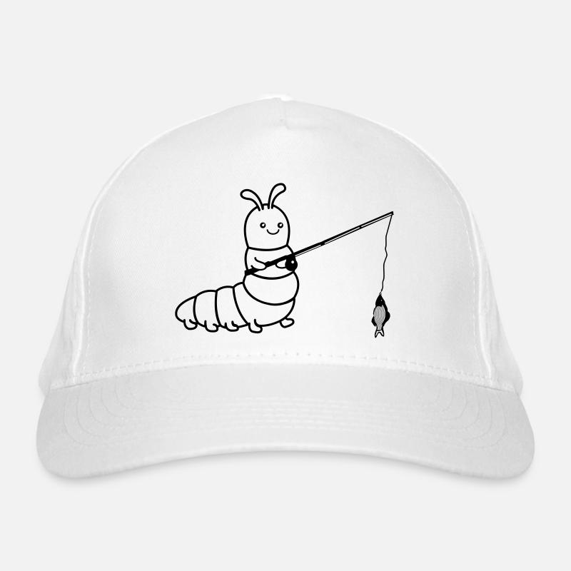 Pêche à la chenille Casquette classique bio