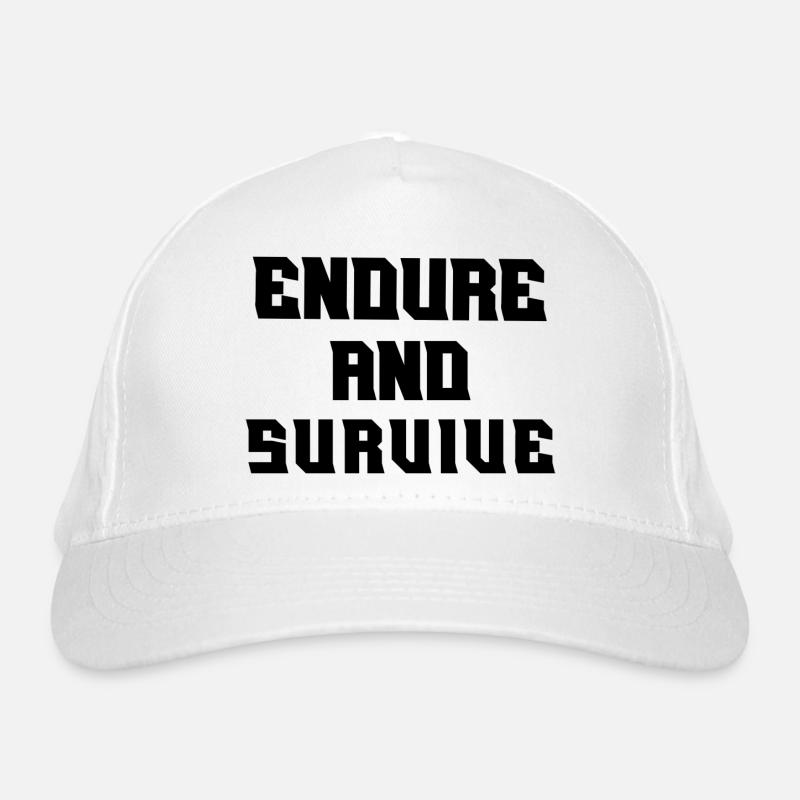 Endure and survive Organic Baseball Cap