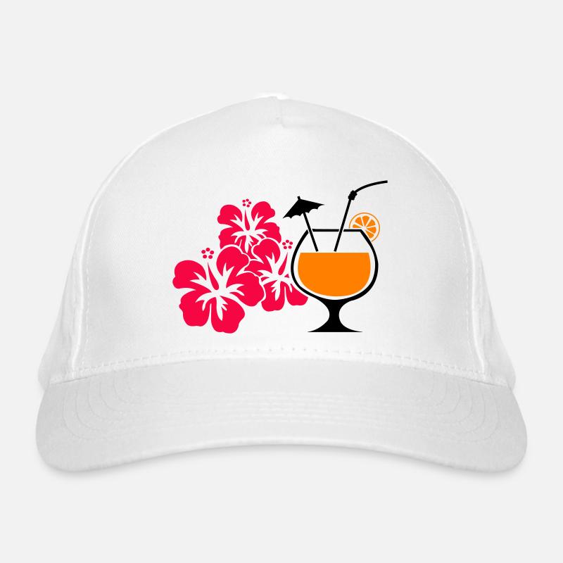 Boisson cocktail à l’hibiscus d’Hawaï Casquette classique bio