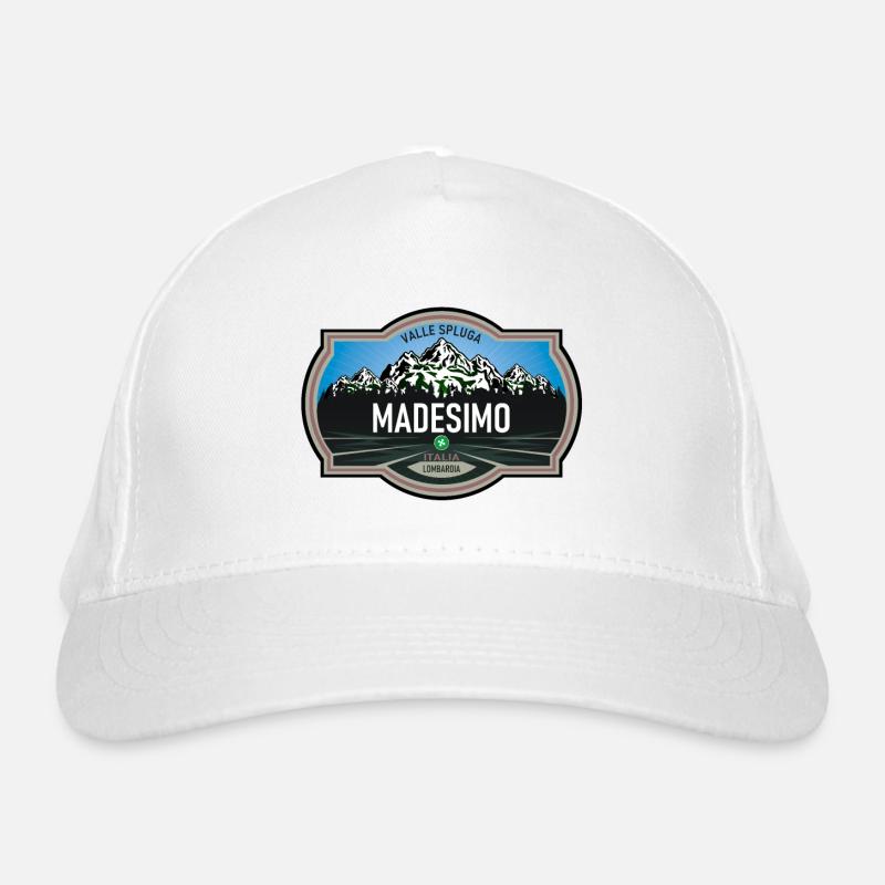 Madesimo Valle Spluga Lombardei Bio-Baseballkappe