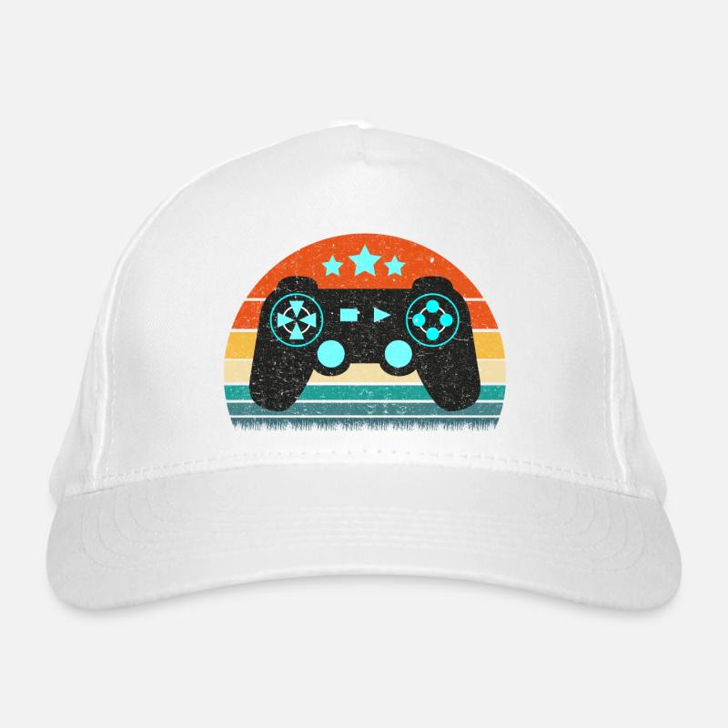 Manette de gaming gaming rétro vintage Casquette classique bio