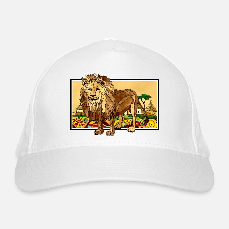 Lion Organic Baseball Cap