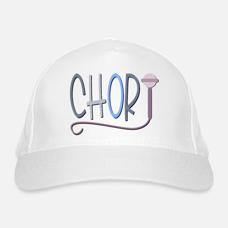 CHOR MIKROFON - HOBBY SINGEN Bio-Baseballkappe