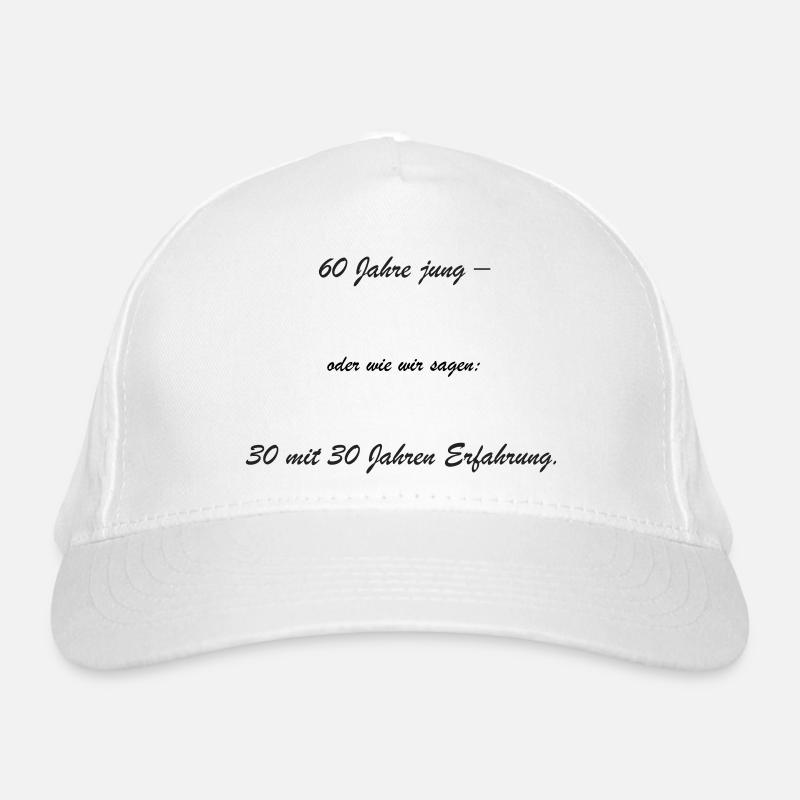 60 ans – 30 ans d’expérience Casquette classique bio