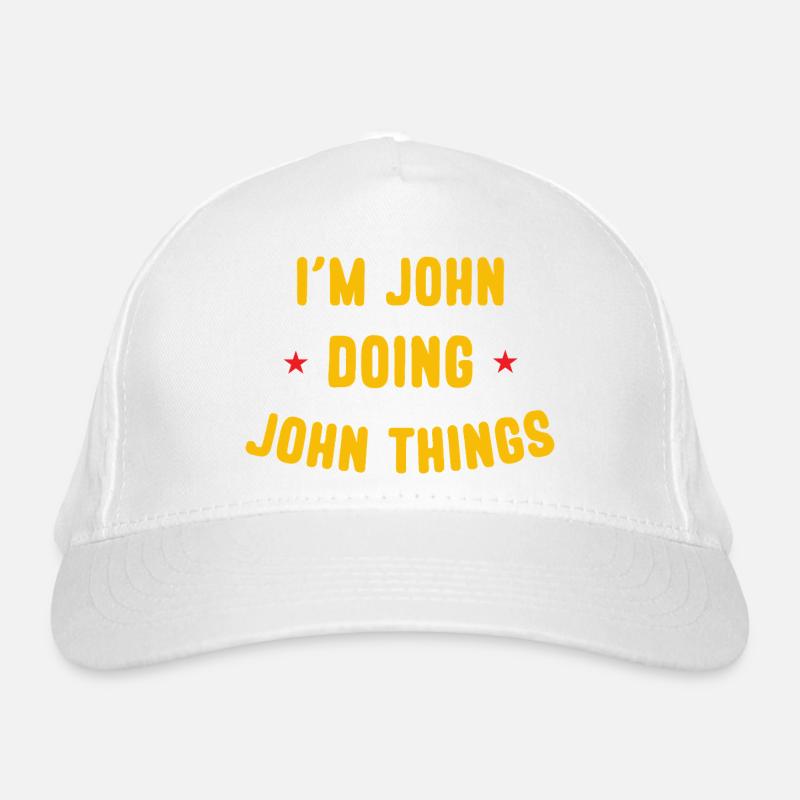 Je suis John faisant des choses drôles de John Casquette classique bio