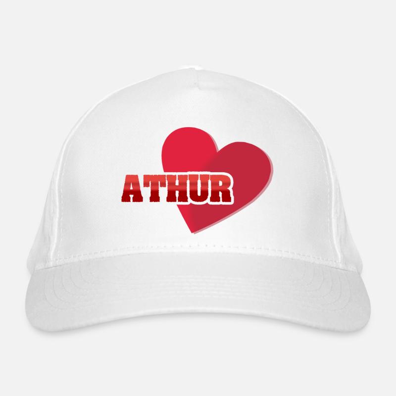 Athur as a given name Organic Baseball Cap