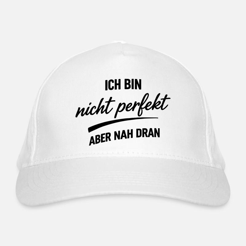 Ich bin nicht Perfekt Bio-Baseballkappe