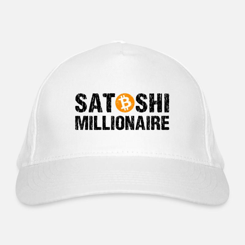 Satoshi Millionaire Kryptowährung Bitcoin Bio-Baseballkappe