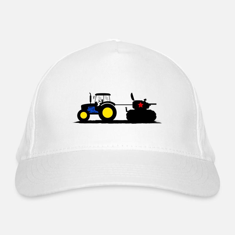UKRAINE TRACTOR aide Ukrainian FRONT SUPPORT Casquette classique bio