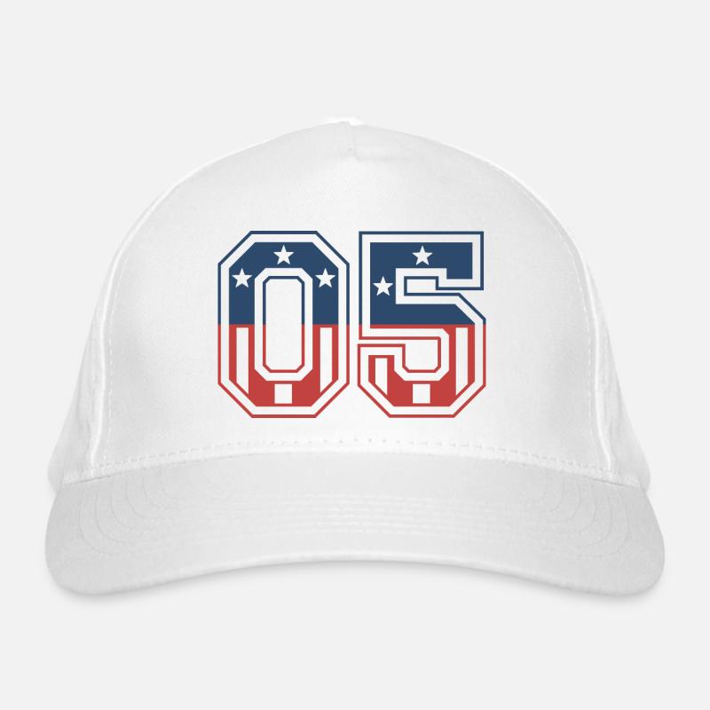 Numéro 05 États-Unis Casquette classique bio