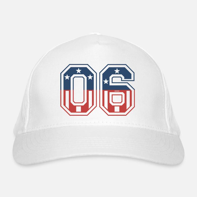 Numéro 06 États-Unis Casquette classique bio