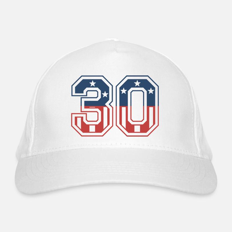 Numéro 30 États-Unis Casquette classique bio