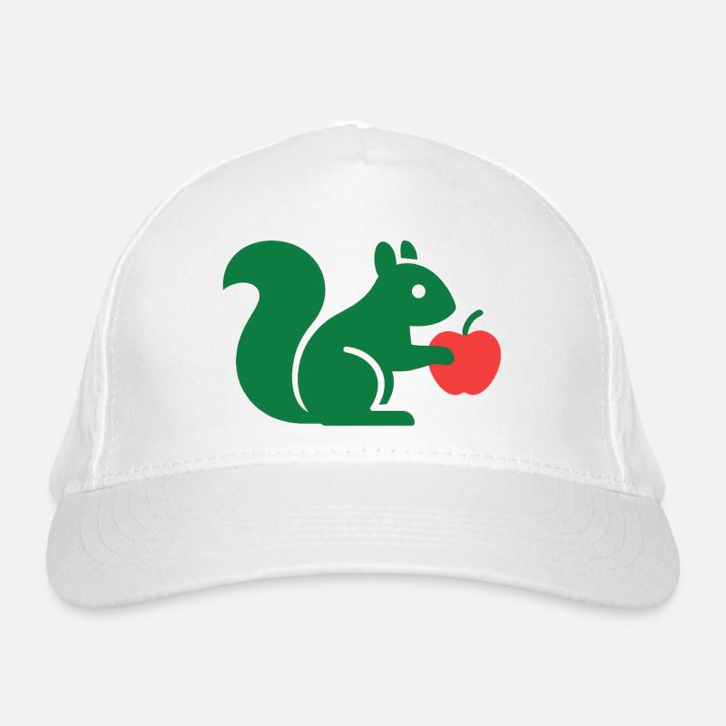 Écureuil vert à la pomme Casquette classique bio
