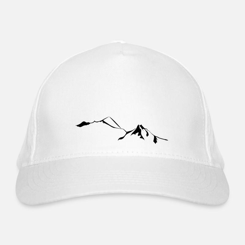 Berg der Alpen leewarddesign Bio-Baseballkappe