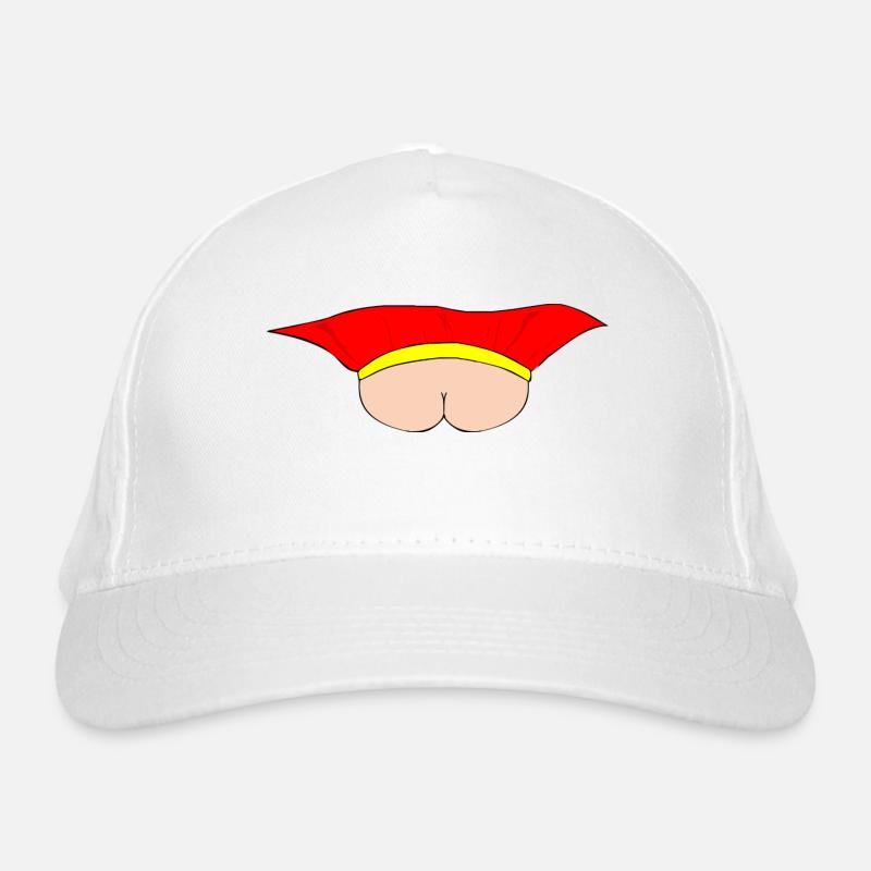 Flying Bum (face dessus) - pas de texte Casquette classique bio