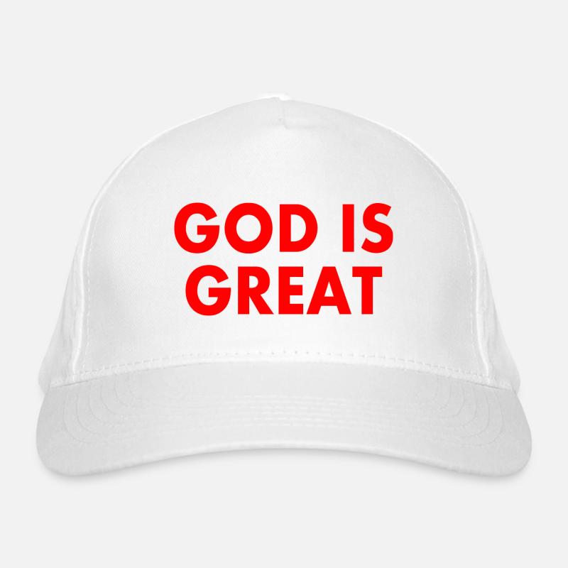 god is great Casquette classique bio