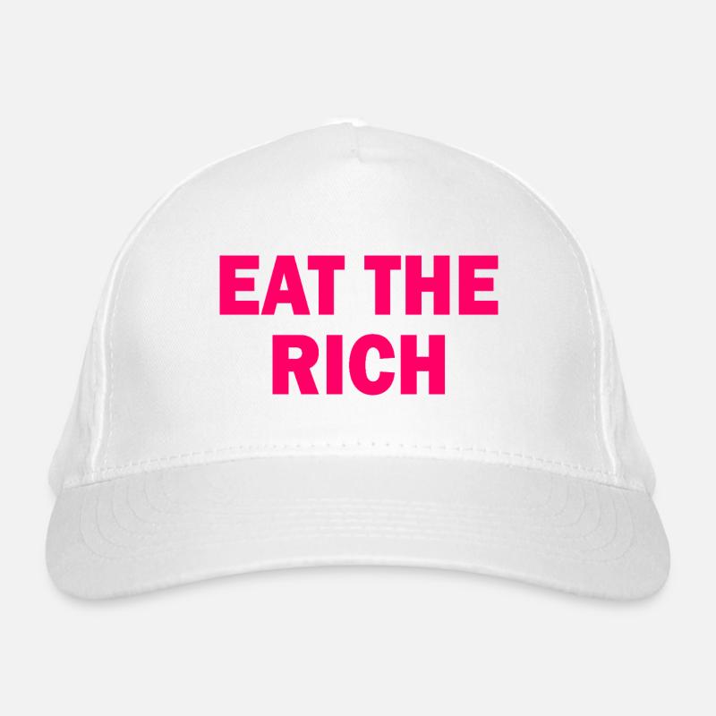 Eat the rich Casquette classique bio