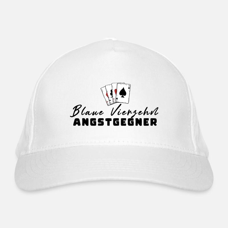Blaue Vierzehn Angstgegner Bio-Baseballkappe