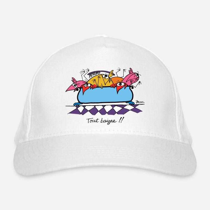 Tout baigne !! Casquette classique bio