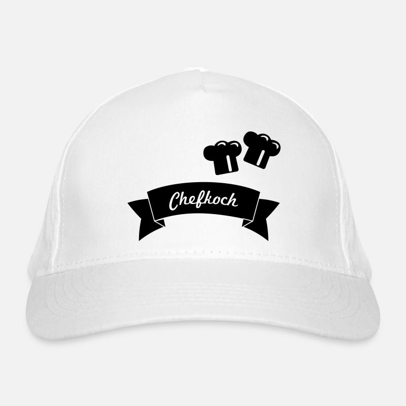 Chefkoch - Bio-Baseballkappe - Weiß