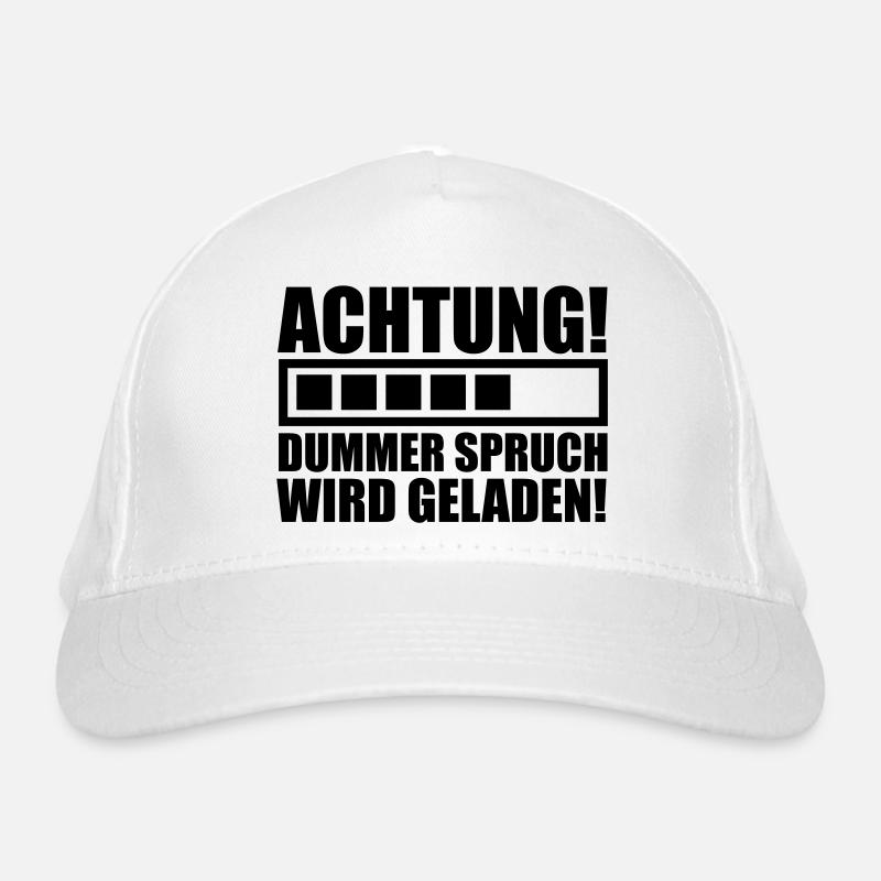 achtung_dummer_spruch_wird_geladen_f1 Organic Baseball Cap
