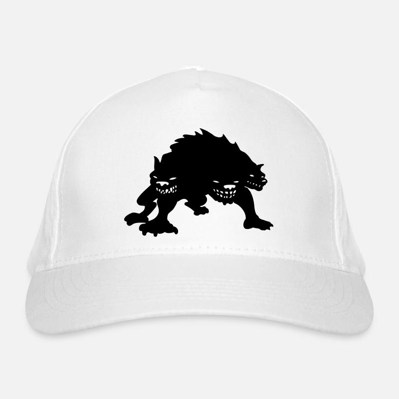 cerberus three headed dog of the underworld Organic Baseball Cap
