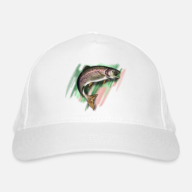 Forelle Bio-Baseballkappe