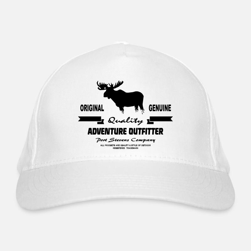Wild Nature - Moose - Elch Bio-Baseballkappe