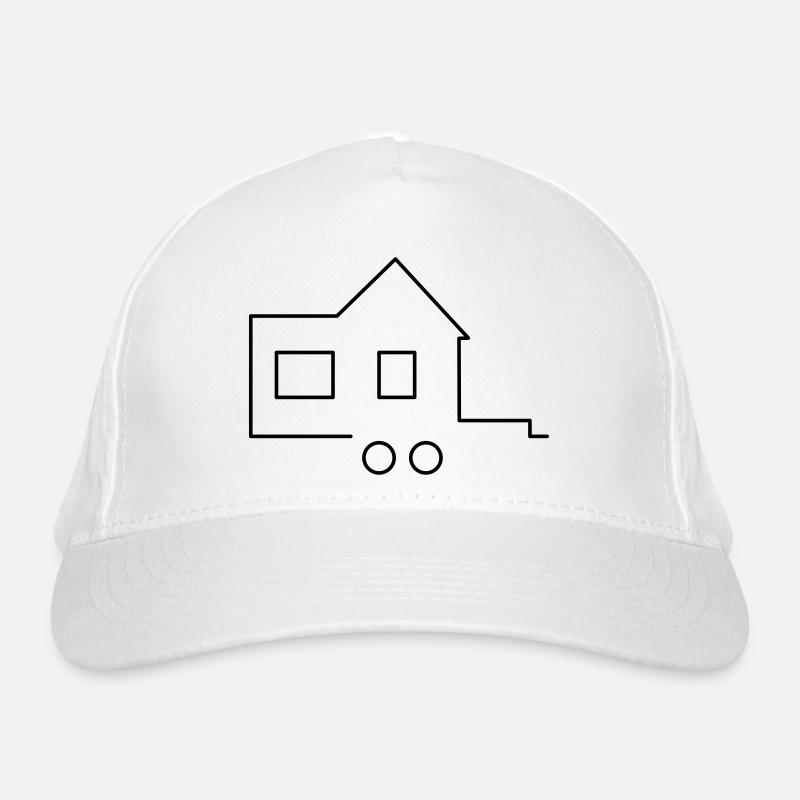 Tiny house Organic Baseball Cap