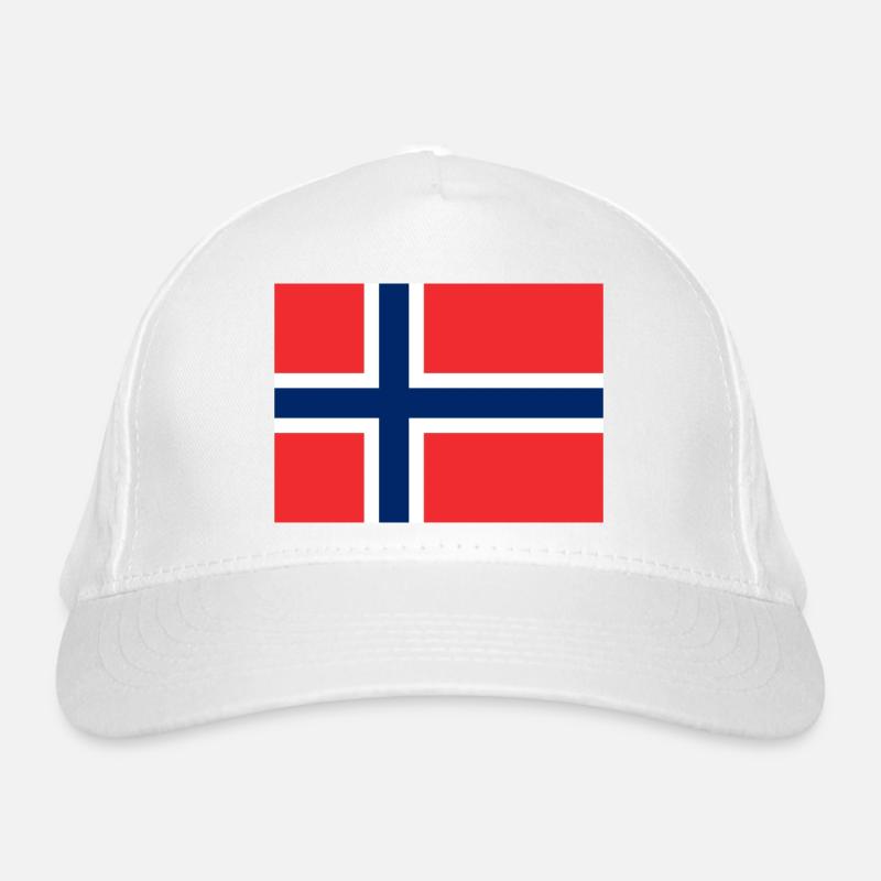 Norwegen Flagge Bio-Baseballkappe