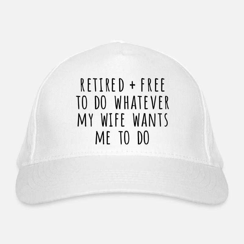 Retraité et libre Casquette classique bio