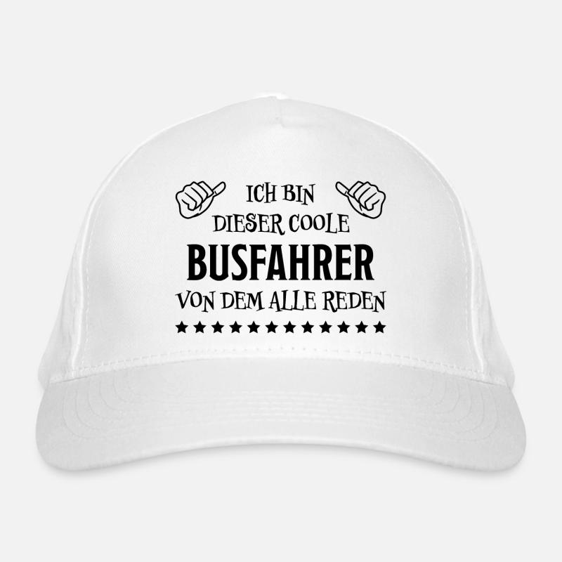 Busfahrer Beruf Lustiger Spruch Busfahrer Geschenk Bio-Baseballkappe