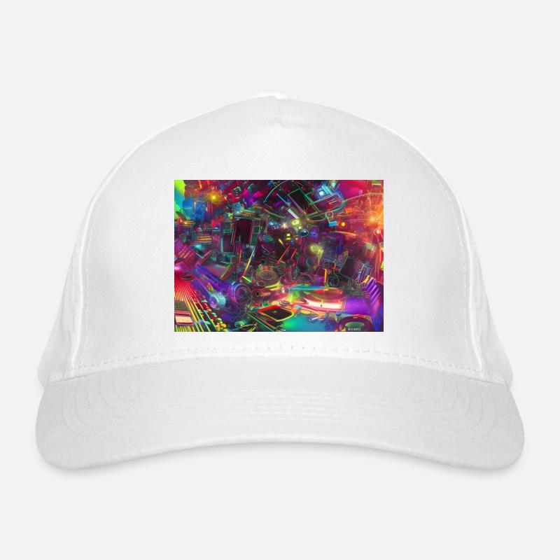 Psychedelische Musik Bio-Baseballkappe