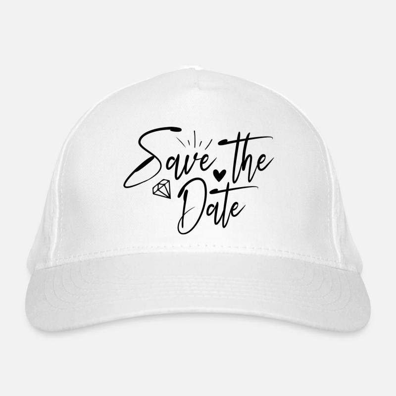 Save the Date Bio-Baseballkappe