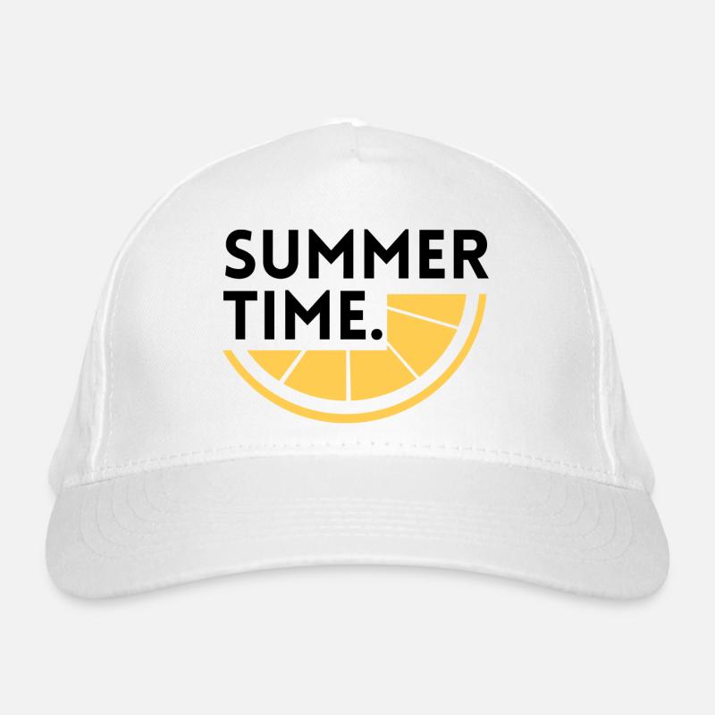Summer Time - Lemon Casquette classique bio