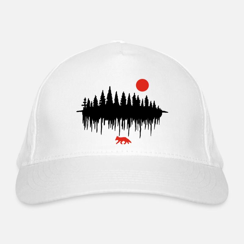 L'appel de la forêt (noir) Casquette classique bio