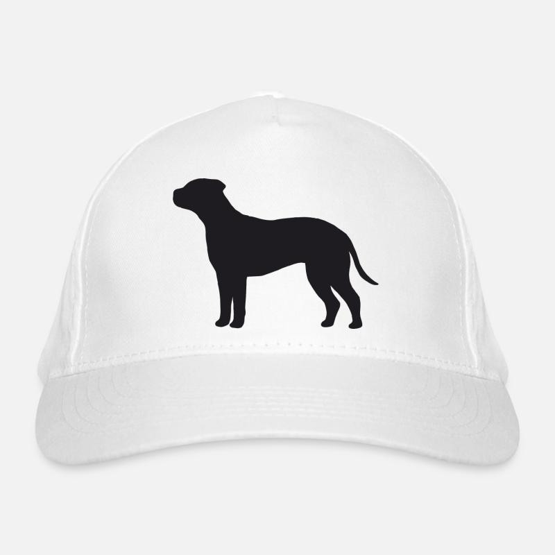 Bullmastiff Silhouette Bio-Baseballkappe
