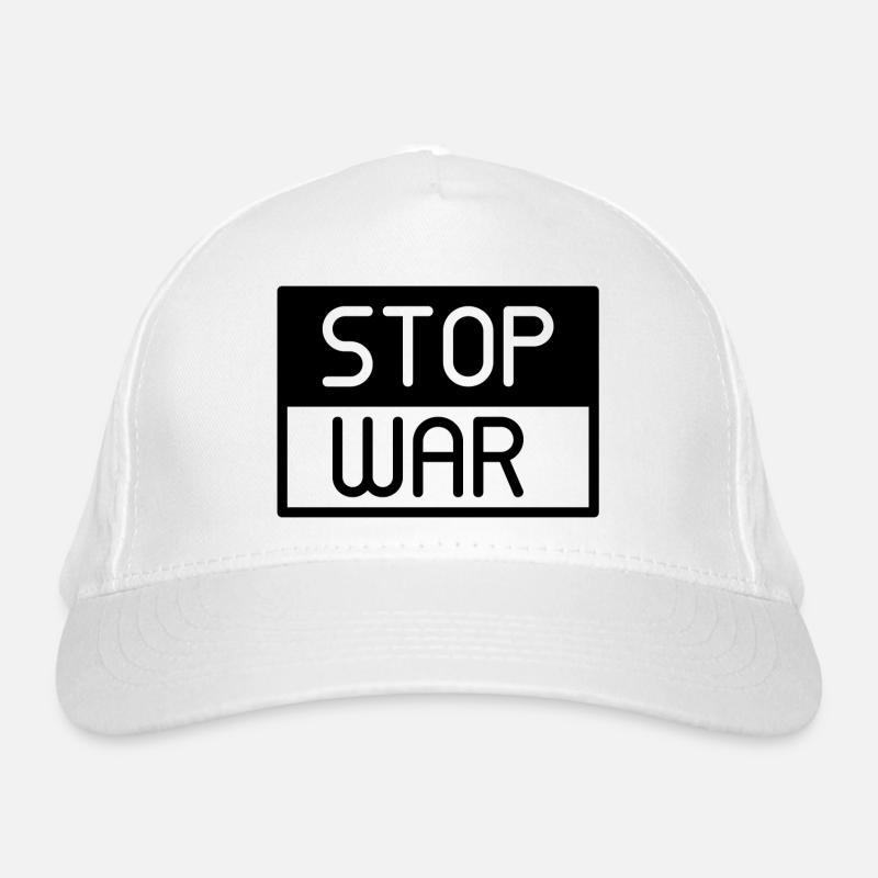 stop war, no war Casquette classique bio