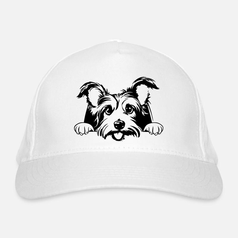Little Terrier - Organic Baseball Cap - white