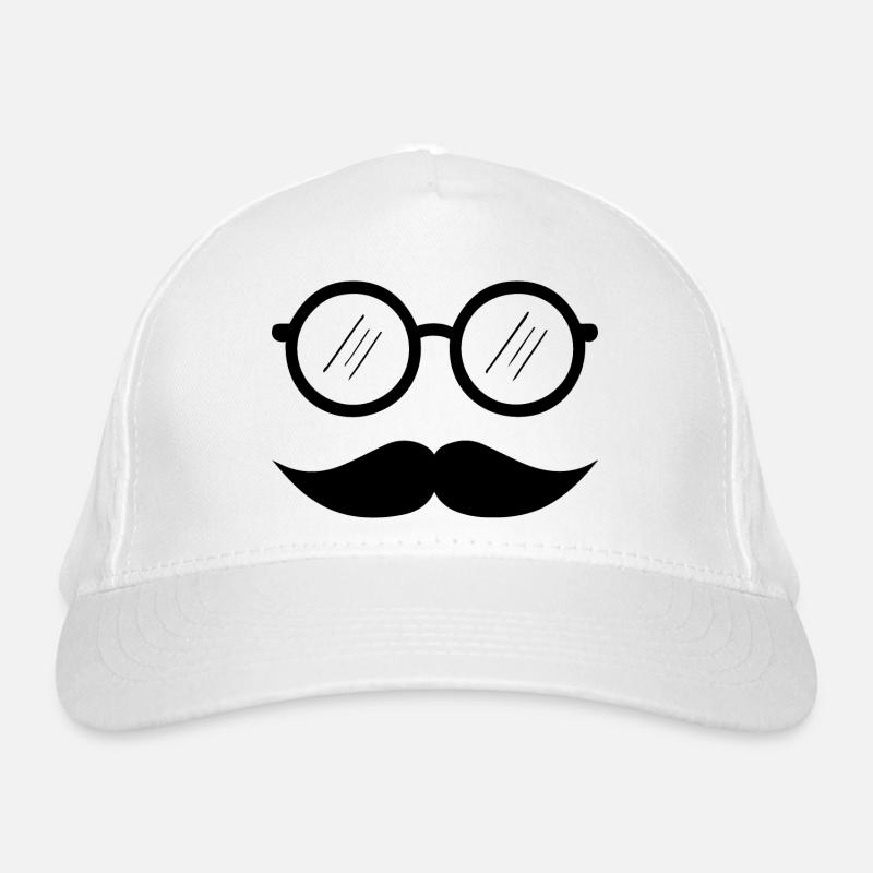 moustache Casquette classique bio